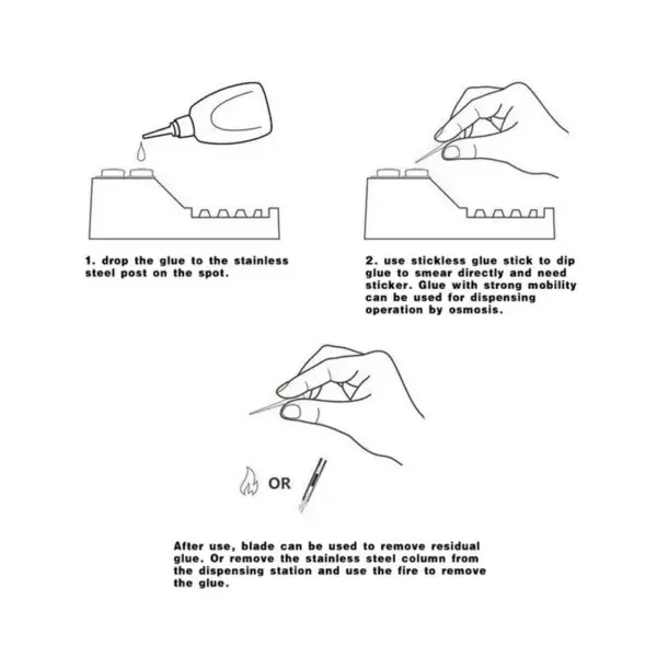 DSPIAE AT-GA Super Glue Application Stand Set - Image 3