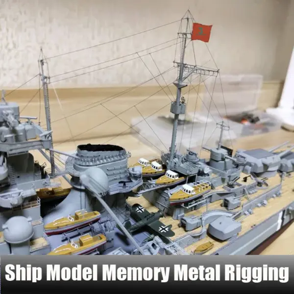 Memory Metal Rigging for Ship Model 1:350 Scale - Image 3