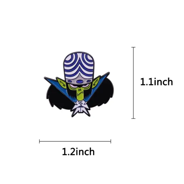 Mojo Jojo Villain Pin Brooch Funny Accessory - Image 2