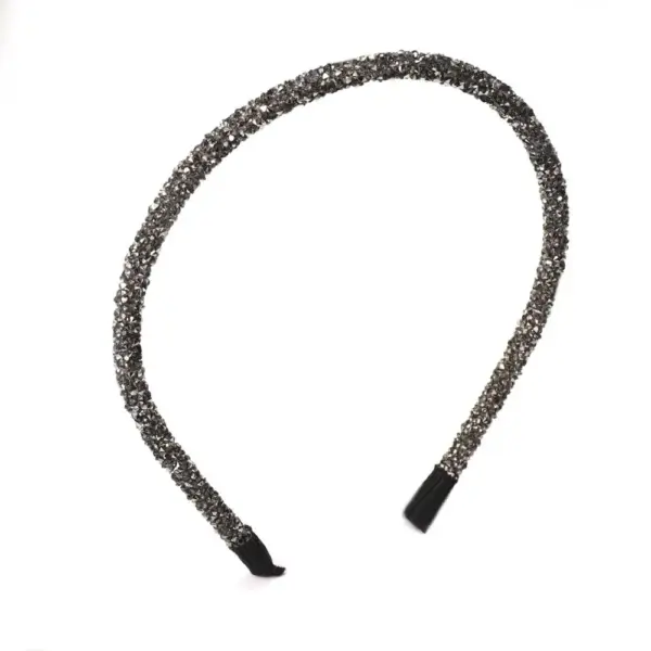 Korea Crystal Rhinestone Soft Headband - Image 6