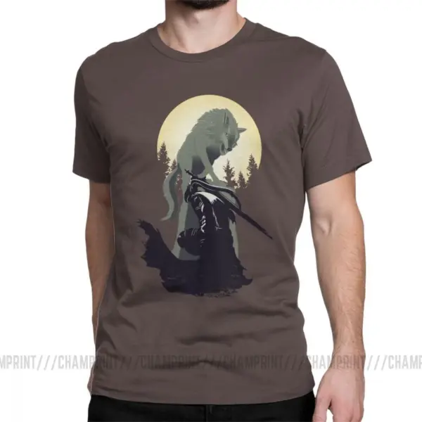 Knight Artorias And Sif Dark Souls T-Shirt - Image 11