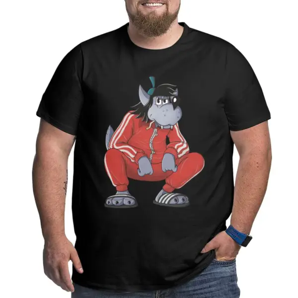 Men's Nu Pogodi Wolf Graphic T-Shirt XXL - Image 12