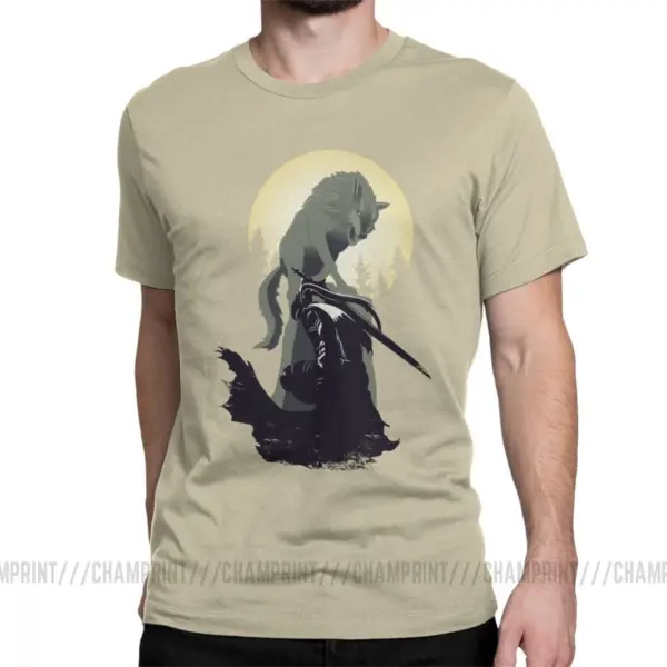 Knight Artorias And Sif Dark Souls T-Shirt - Image 7