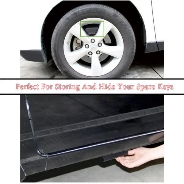 Magnetic Black Key Safe Box for Secure Storage - Image 3