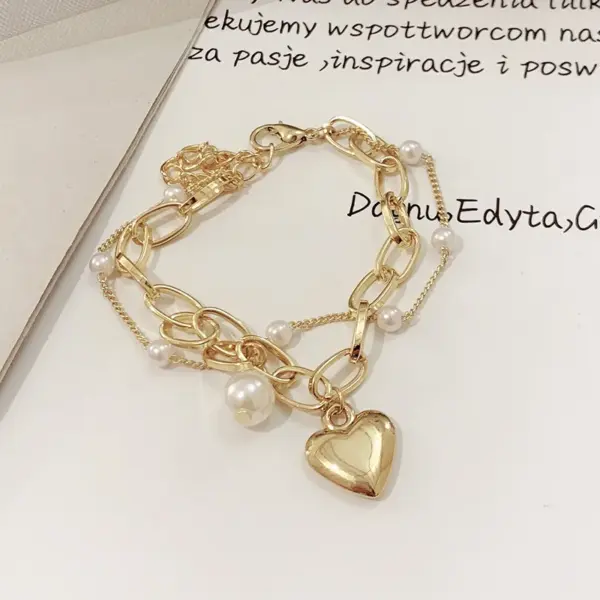 Heart Adjustable Charm Bracelet for Women - Image 8