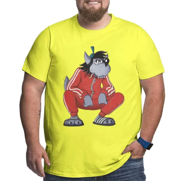 Men's Nu Pogodi Wolf Graphic T-Shirt XXL - Image 11