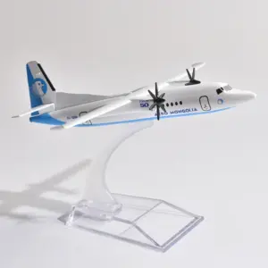 Aero Mongolia Fokker F50 Model Plane 1:400 Scale 13 H5860158956164b1bb3ee86984b374ca7l