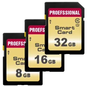 High-Speed 8GB-256GB SDXC Memory Card for Cameras