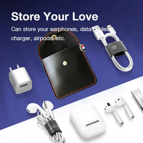 Mini Earphone Storage Bag and Cable Organizer - Image 6