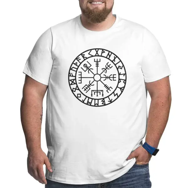 Vegvisir Runes Navigator T-Shirt for Men - Image 2