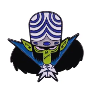 Mojo Jojo Villain Pin Brooch Funny Accessory