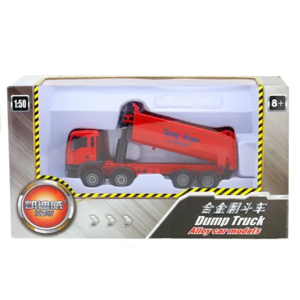 1:50 Scale Alloy Dump Truck Model - Image 8