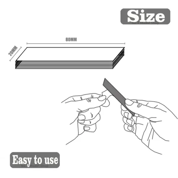 Polishing Adhesive Sandpaper Set for Models - Image 3