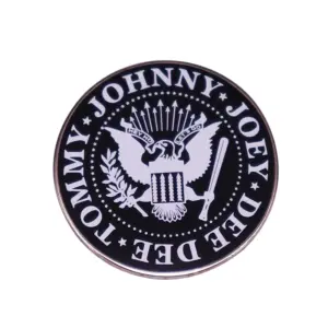Ramones Band Enamel Pin Brooch Music Badge