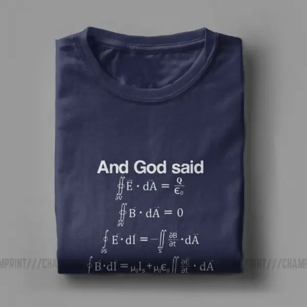 Men's Physics Maxwell's Equations T-Shirt - Image 3