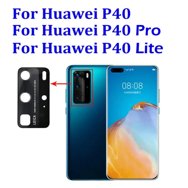 Huawei P20 P30 P40 Series Rear Camera Glass Lens Set - Image 2