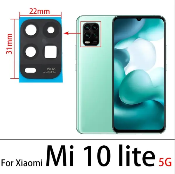 Dual Rear Camera Glass Lens for Xiaomi Redmi Note 9 Series - Image 9