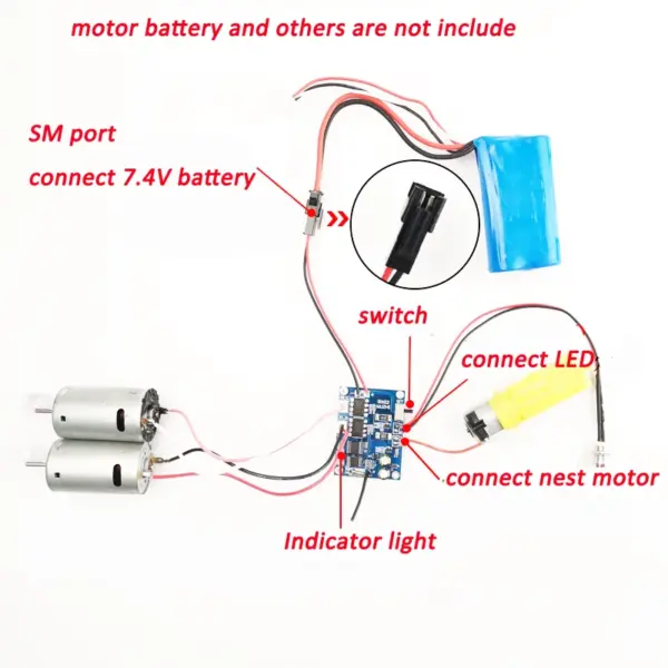 5A Transmitter Receiver Kit for RC Bait Boat - Image 4
