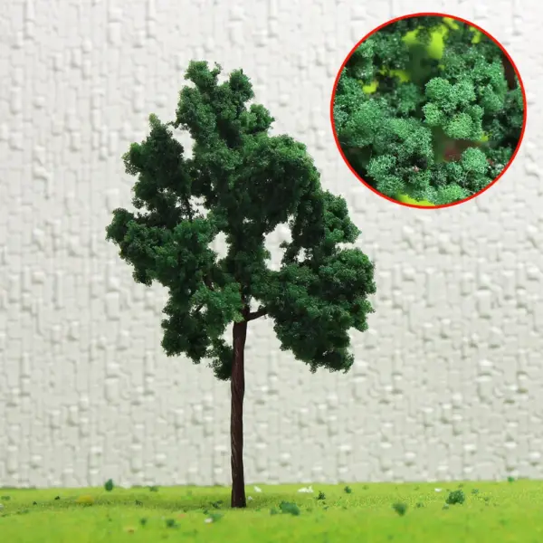 10pcs O Scale Model Trees for Dioramas - Image 3