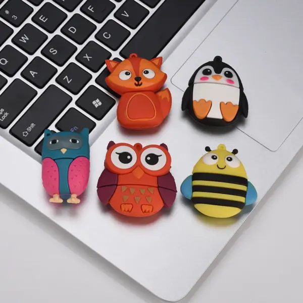 Cute Animal Owl Fox Bee USB Flash Drive 4GB-64GB - Image 6