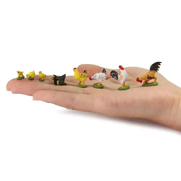 16pcs O Scale PVC Painted Farm Animals Models - Image 4
