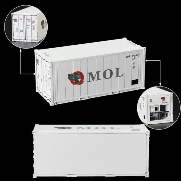 HO Scale 20ft Hi-Cube Reefer Container - Image 3