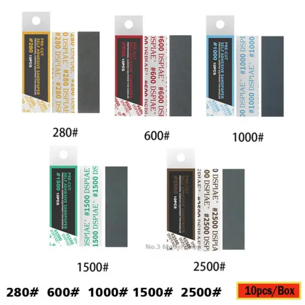 DSPIAE Mecha Military Sandpaper Set of 5/10 Boxes - Image 10