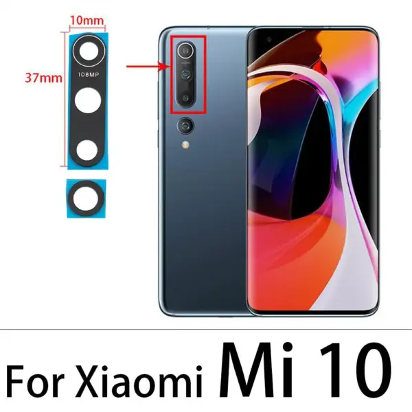 Dual Rear Camera Glass Lens for Xiaomi Redmi Note 9 Series - Image 6
