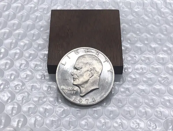 1978 Eisenhower Silver Plated Commemorative Coin - Image 3