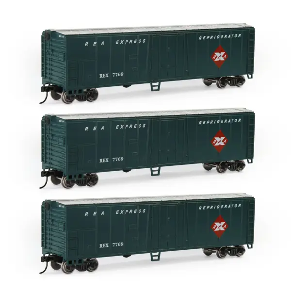 N Scale Evemodel 50ft Steel Reefer Cars Pack of 3 - Image 10