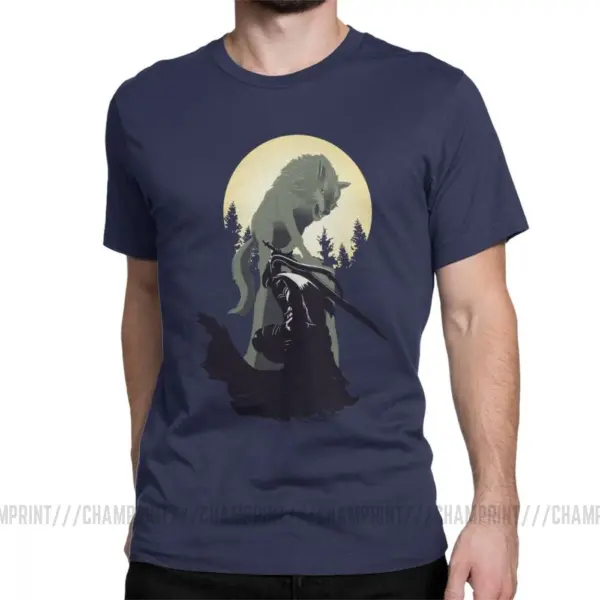Knight Artorias And Sif Dark Souls T-Shirt - Image 10