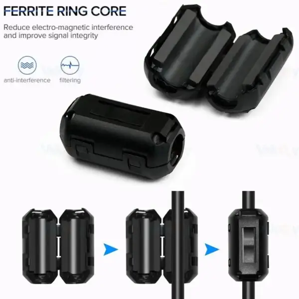 10PCS Ferrite Core Noise Filter Set - Image 4