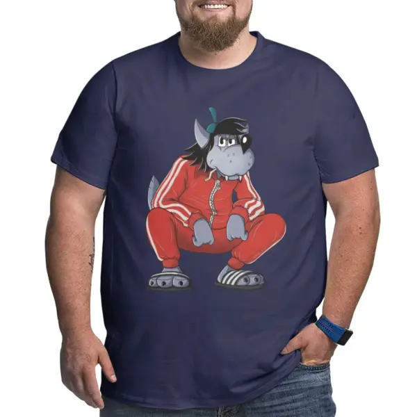 Men's Nu Pogodi Wolf Graphic T-Shirt XXL - Image 9
