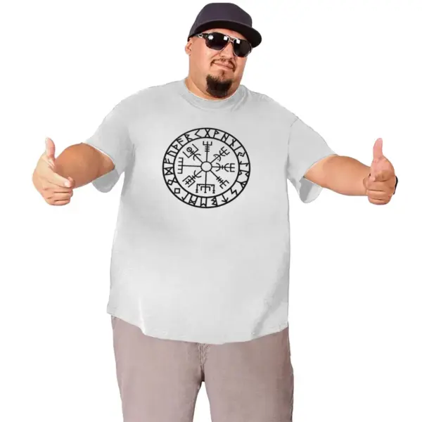 Vegvisir Runes Navigator T-Shirt for Men - Image 4