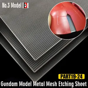Mecha Model Metal Mesh Etching Sheet Set