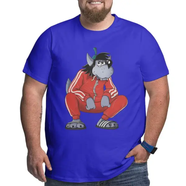 Men's Nu Pogodi Wolf Graphic T-Shirt XXL - Image 15