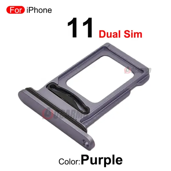 iPhone 11 Dual SIM Card Tray with Waterproof Ring - Image 2