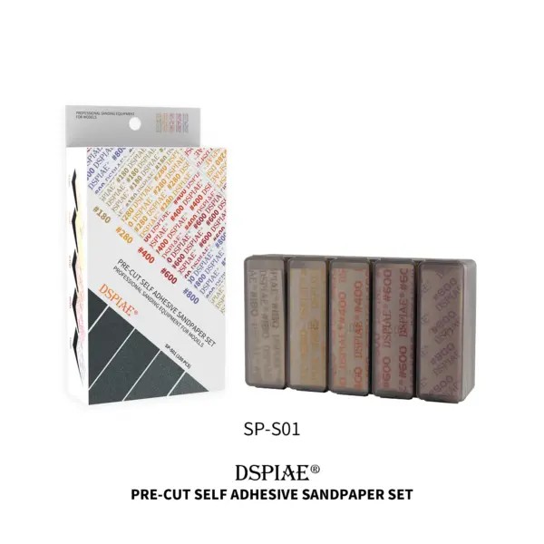 Self-Adhesive Sandpaper Set for Model Making - Image 8