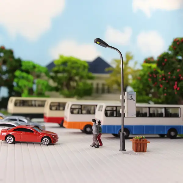 20pcs HO OO Scale LED Street Lamps Set - Image 5