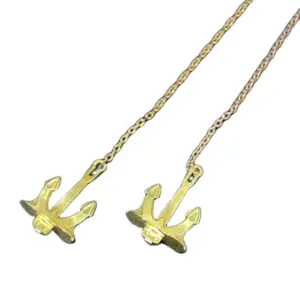 2pcs Metal Anchors with Chains for RC Ships