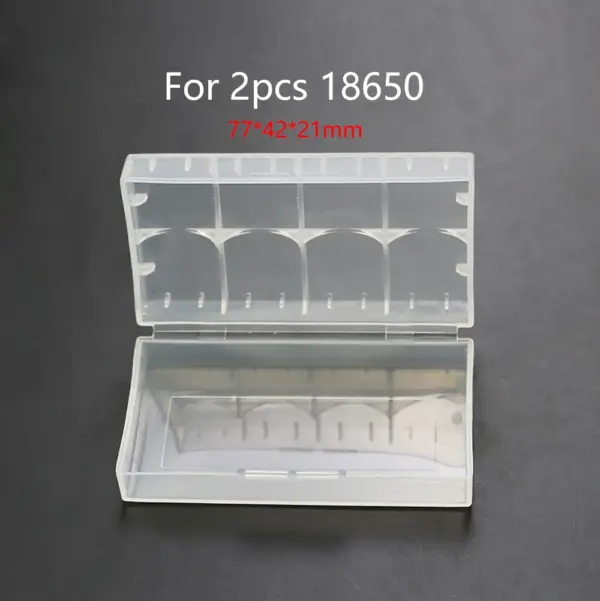 18650 Battery Storage Box Case with Clip - Image 10