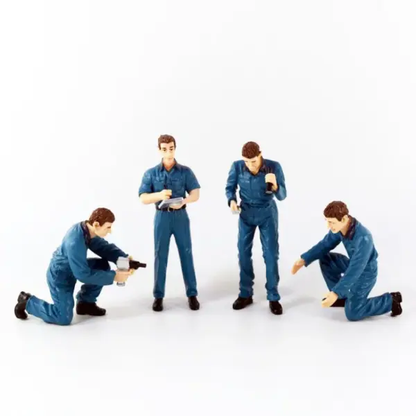 1/18 Resin Garage Scene Repairman Model - Image 5