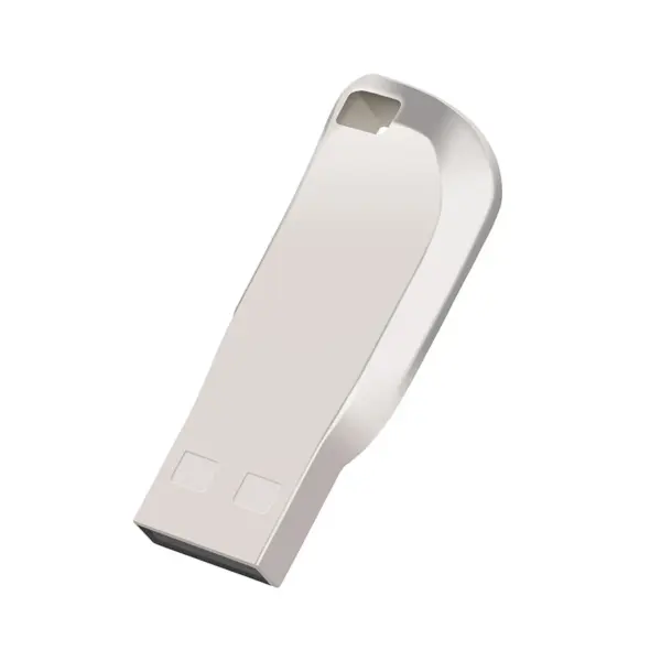 Silver USB Flash Drive 8GB to 128GB with Metal Finish - Image 7