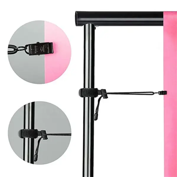 Adjustable 8-Piece Photography Backdrop Clips - Image 2