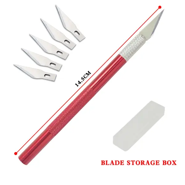 Metal Carving Knife Tool Set with Blades - Image 2