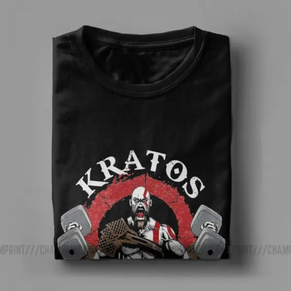 Men's God Of War Kratos Gym T-Shirt - Image 4