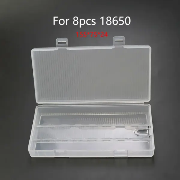 18650 Battery Storage Box Case with Clip - Image 12