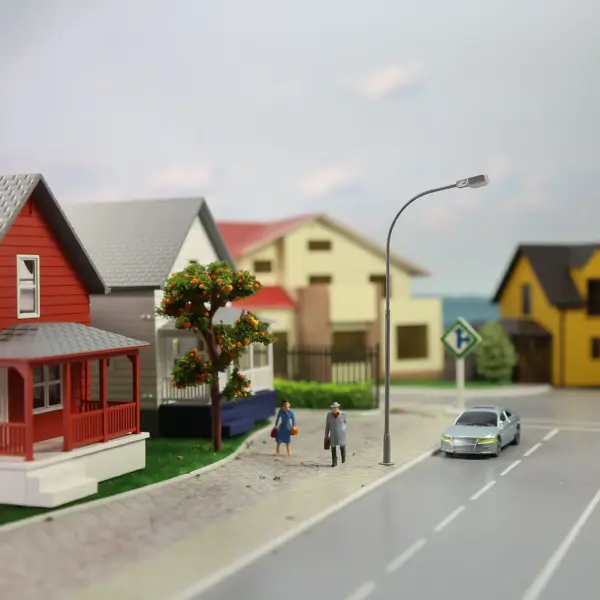 5pcs HO TT N Z Scale Model Street Lamps - Image 5