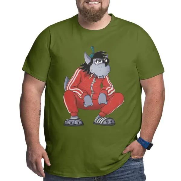 Men's Nu Pogodi Wolf Graphic T-Shirt XXL - Image 8