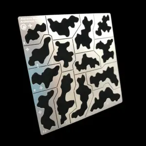 Metal Camouflage Stencil for Model Making